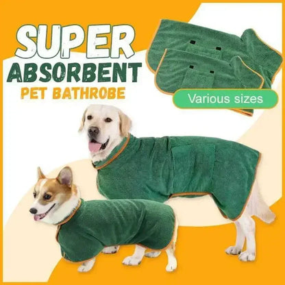 Quick-Drying Bathrobes for Pets