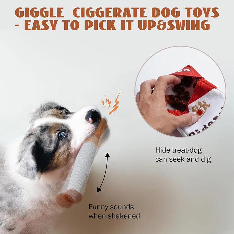 Cigarette Dog Toy